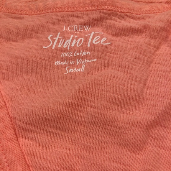 J. Crew Studio Tee in Coral - Picture 2 of 3